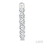 Round Shape Inside-Out Diamond Fashion Hoop Earrings