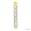 Round Shape Inside-Out Diamond Fashion Hoop Earrings
