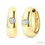 Aeris Gold Diamond Fashion Hoop Earrings