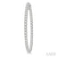 Inside-Out Diamond Round Hoop Earrings