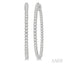 Inside-Out Diamond Round Hoop Earrings