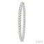 Inside-Out Diamond Round Hoop Earrings