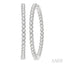 Inside-Out Diamond Round Hoop Earrings
