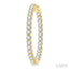 Inside-Out Diamond Round Hoop Earrings