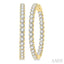 Inside-Out Diamond Round Hoop Earrings