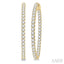 Inside-Out Diamond Round Hoop Earrings