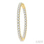 Inside-Out Diamond Round Hoop Earrings