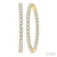 Inside-Out Diamond Round Hoop Earrings