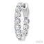 Inside-Out Diamond Round Hoop Earrings