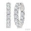 Inside-Out Diamond Round Hoop Earrings