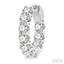Inside-Out Diamond Round Hoop Earrings