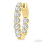 Inside-Out Diamond Round Hoop Earrings