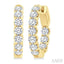 Inside-Out Diamond Round Hoop Earrings