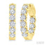 Inside-Out Diamond Round Hoop Earrings