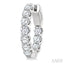 Inside-Out Diamond Round Hoop Earrings