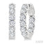 Inside-Out Diamond Round Hoop Earrings