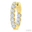 Inside-Out Diamond Round Hoop Earrings