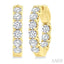 Inside-Out Diamond Round Hoop Earrings