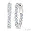 Inside-Out Diamond Round Hoop Earrings