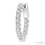 Inside-Out Diamond Round Hoop Earrings