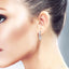 Inside-Out Diamond Round Hoop Earrings