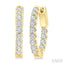 Inside-Out Diamond Round Hoop Earrings