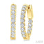 Inside-Out Diamond Round Hoop Earrings
