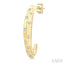 Mosaic Half Hoop Fashion Earrings