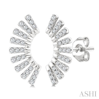 Diamond Fashion Ear Climbers