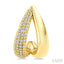 Aeris Gold Diamond Fashion Half Hoop Earrings