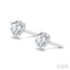 Round Shape Martini Diamond Stud Earrings