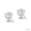 Round Shape Martini Diamond Stud Earrings