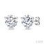 Round Shape Martini Diamond Stud Earrings