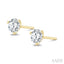 Round Shape Martini Diamond Stud Earrings