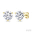 Round Shape Martini Diamond Stud Earrings
