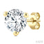 Round Shape Martini Diamond Stud Earrings