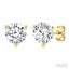 Round Shape Martini Diamond Stud Earrings
