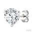 Round Shape Martini Diamond Stud Earrings