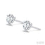 Round Shape Martini Diamond Stud Earrings