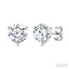 Round Shape Martini Diamond Stud Earrings