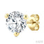 Round Shape Martini Diamond Stud Earrings
