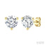 Round Shape Martini Diamond Stud Earrings