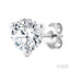 Round Shape Martini Diamond Stud Earrings