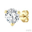 Round Shape Martini Diamond Stud Earrings