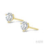 Round Shape Martini Diamond Stud Earrings