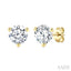 Round Shape Martini Diamond Stud Earrings