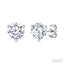 Round Shape Martini Diamond Stud Earrings