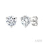 Round Shape Martini Diamond Stud Earrings