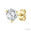 Round Shape Martini Diamond Stud Earrings