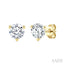 Round Shape Martini Diamond Stud Earrings